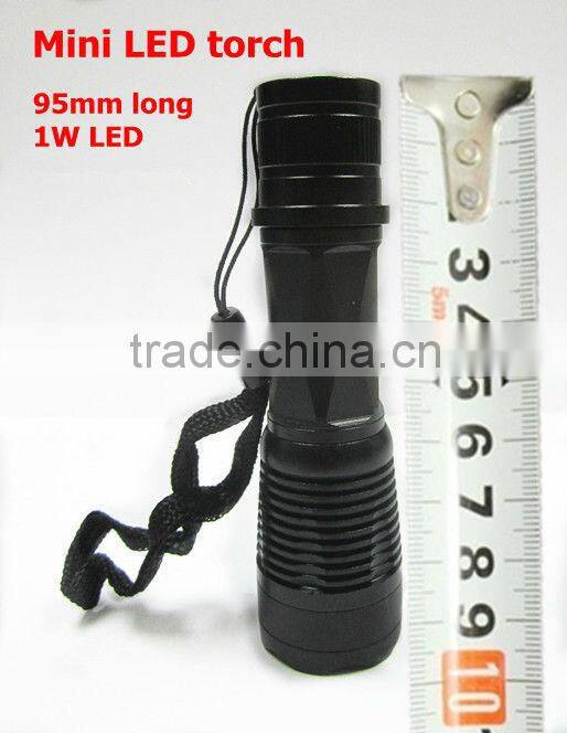 promotional gifts/mini LED torch/ mini 3w LED strong light