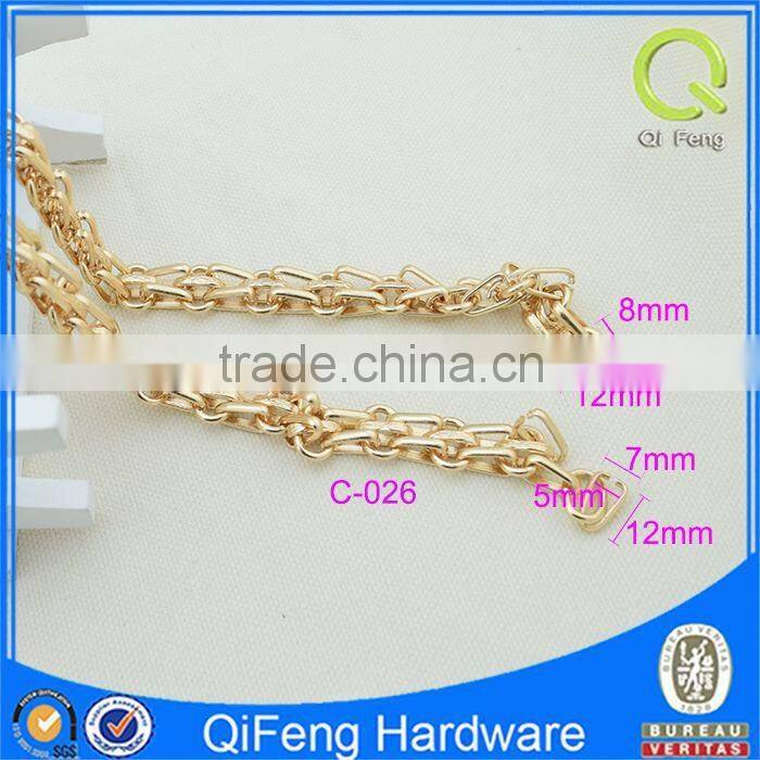 C-026 jean chains for men hoting industrial gold color chain metal accessories detachable