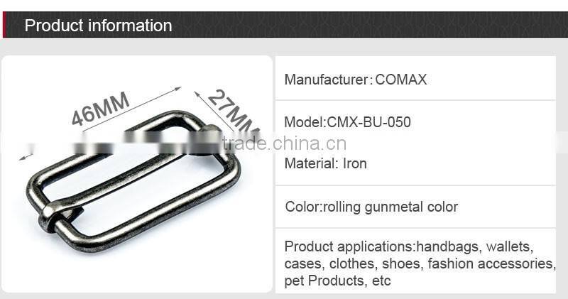 Bag Strap Adjustable Buckle Metal Tri-Glide Buckle