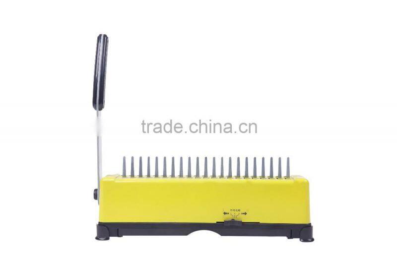 Practical manual binding and punching machine with bright colour shell