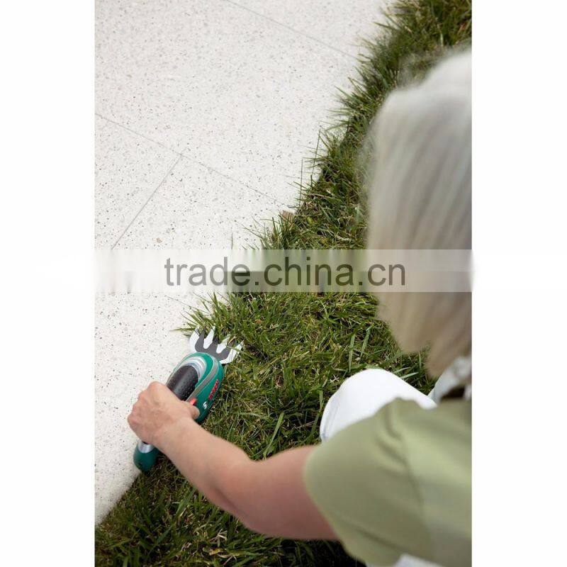 3.6V FU4125 Cordless Grass Shears / Hedge Trimmer - Handheld & Wheeled Extension Handle Hedge Trimmer with Rotating handle