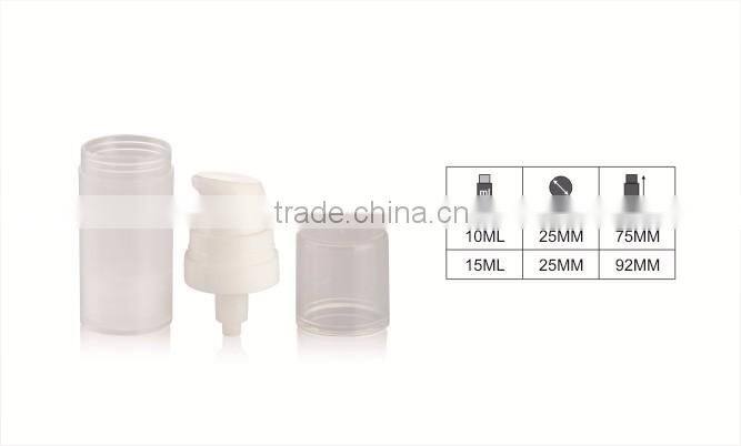 WY0110 top selling PP airless bottle, small airless cream bottle, small bottle