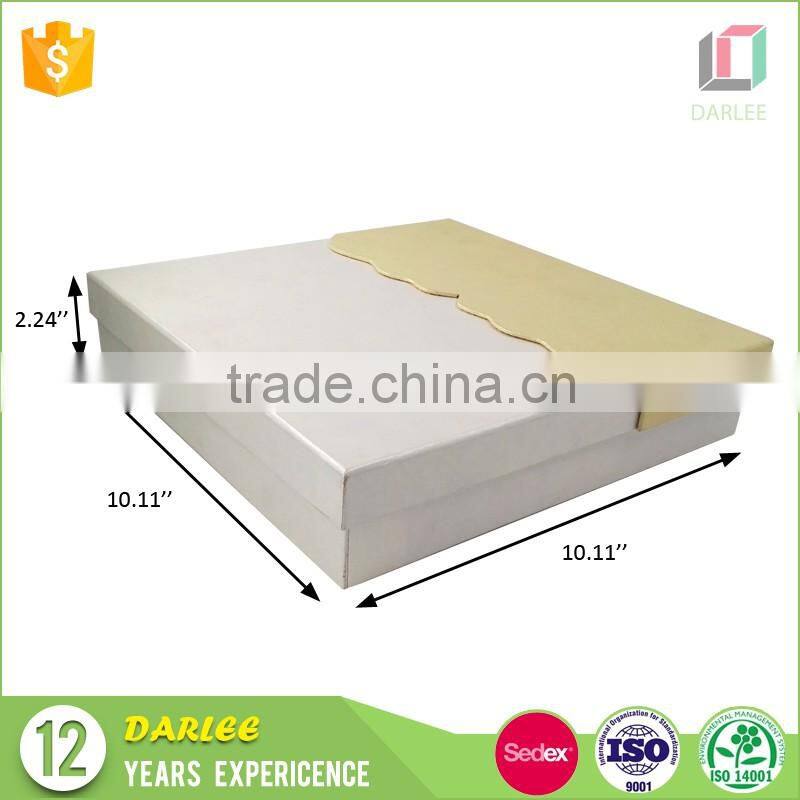 2016 Fashionable Design recycled paper photo frame box with lid