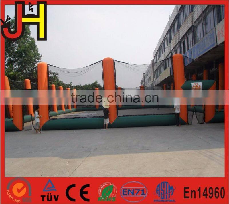 OEM Inflatable Paintball Bunker Netting Field Paintball Arena Game