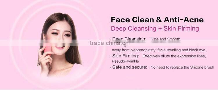 New fashion Facial Cleansing Brush, Waterproof Unique Silicone Face Brush
