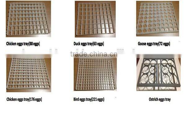 Different types fully automatic chicken egg incubator