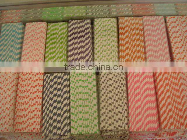 Princess Decorative Fancy Drinking Straw Paper Party Straw drinking straws for birthday party