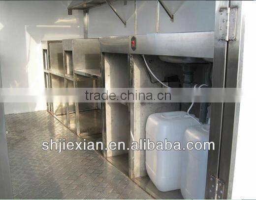 2016 shanghai jiexian New Design!! Outdoor Food Kiosk JX-FS290B