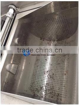 low cost double trough vegetable and fruit washing machine