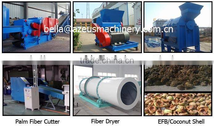 Oil Palm Bunch EFB Shredder For Short Fiber