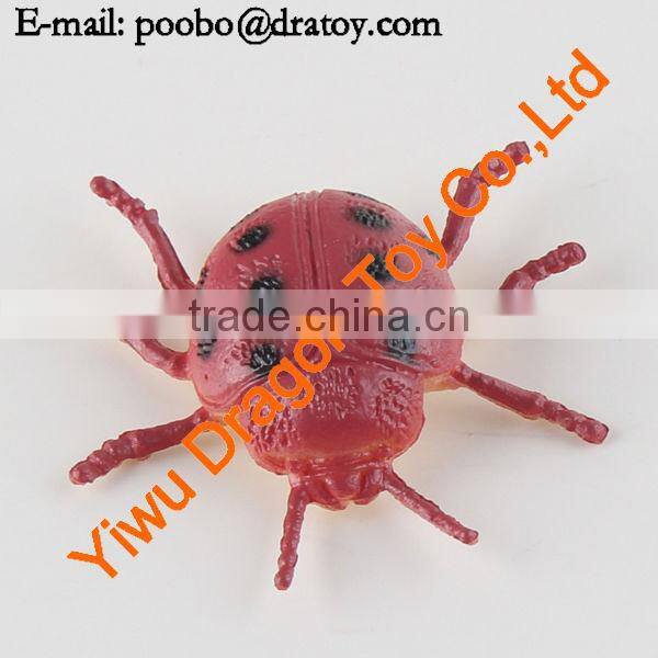 Plastic ladybug figurines