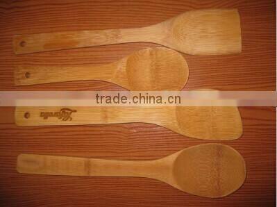Bamboo carving a spoon