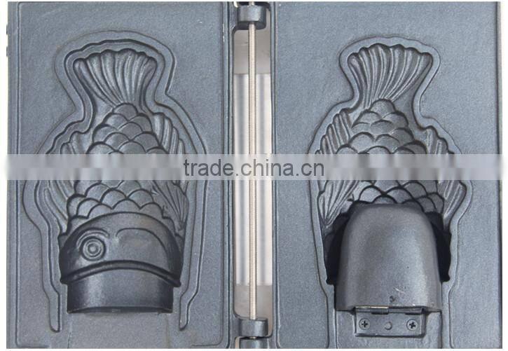 Top Selling Korean Open Mouth Fish Waffle Machine Ice Cream Taiyaki Machine
