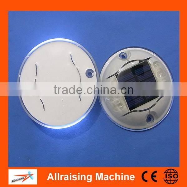 2*3 LED Solar Plastic Road Stud 123mm dia. 25mm high