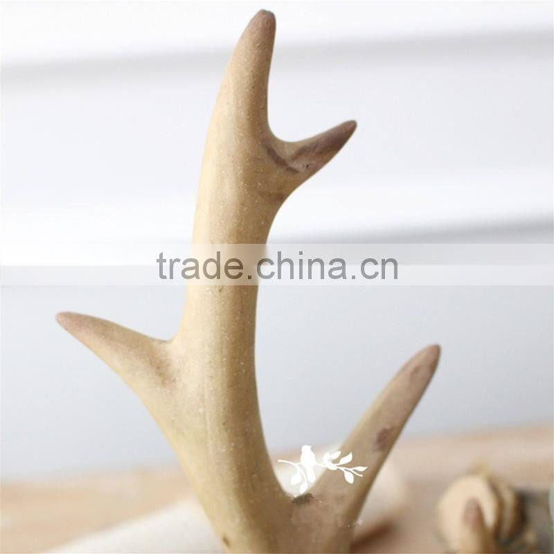 Resin Deer Antler Candle Holder for Christmas,hand-made antler decoration