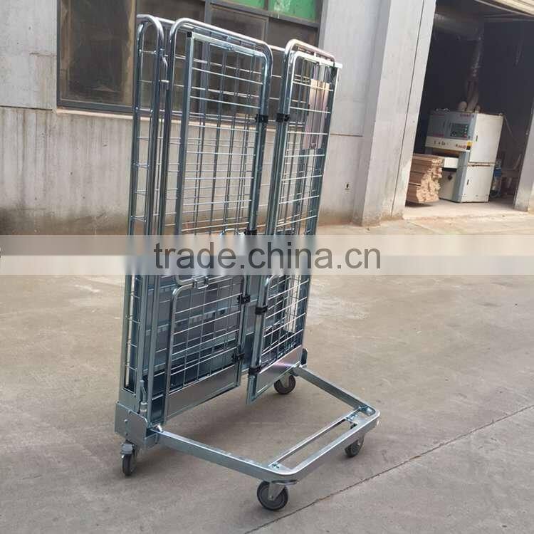 bulk trucks wire enclosure roll cage carts