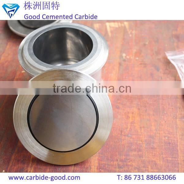 Polished cemented tungsten carbide grinding jar ball mill jar