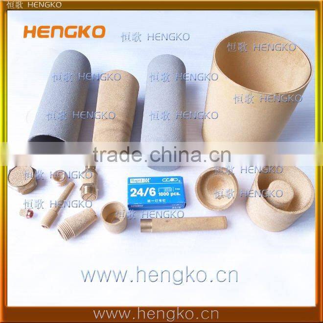 15 25 microns sintered porous SS 316L stainless steel perforated cylinder filters