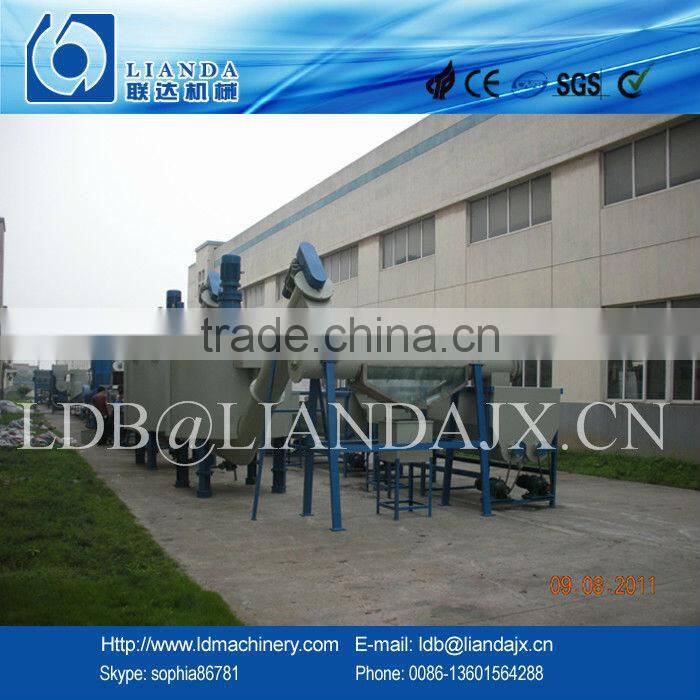 High quality CE certificate waste PET bottle recycling line