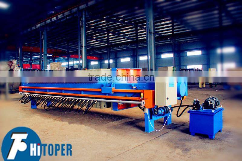 Membrane filter press used in silver water treatment process