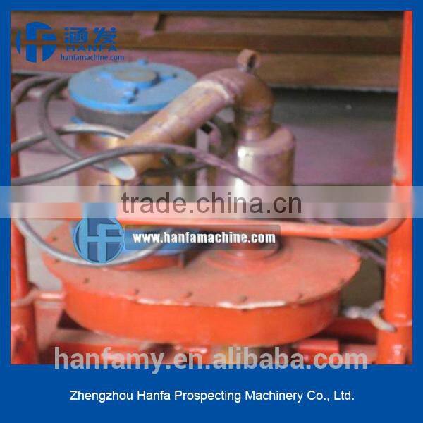 HF150E economical portable water well drilling rig hot sale in Africa max drilling depth 150m long lifespan