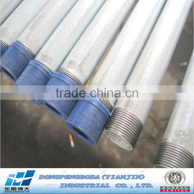 BS31 zinc coating conduit tubes