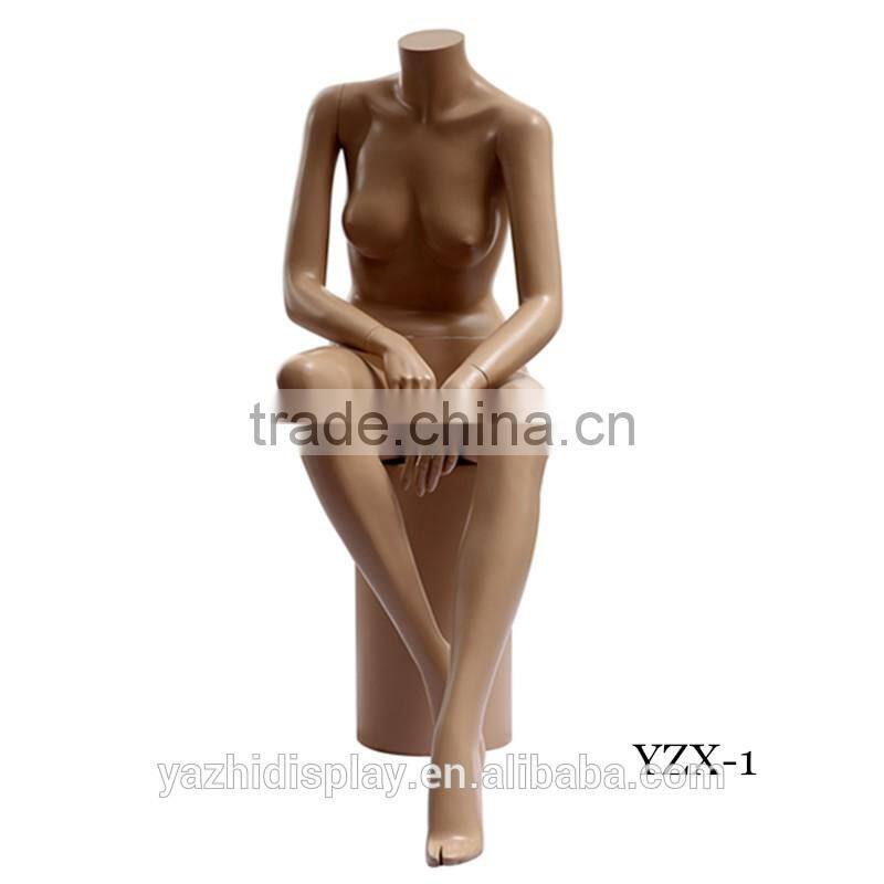 Fashion window display headless sexy lifelike female mannequin