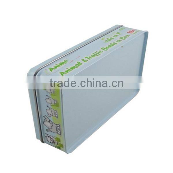 rectangle metal tin box
