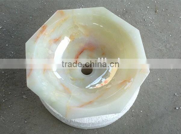 Luxury green onyx sink;bathroom sink;onyx sink