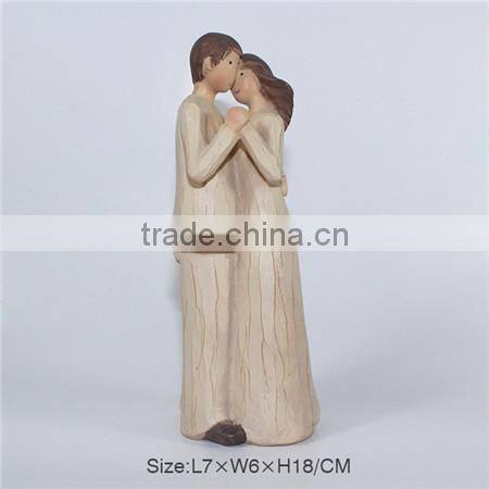 Resin little girl figurine