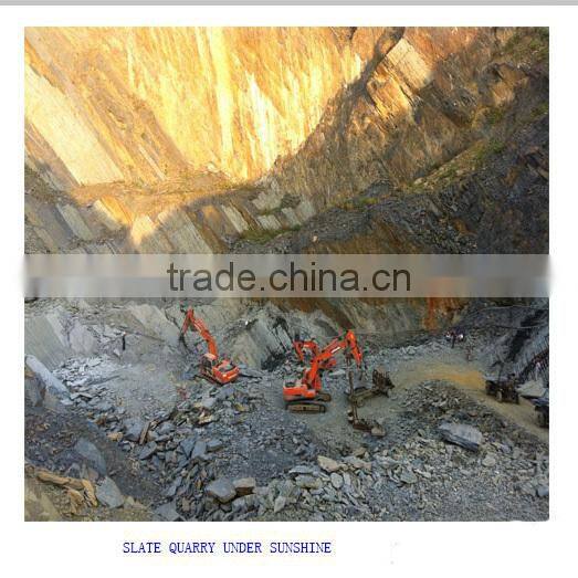 rough edge slate placemat with glass tumbler