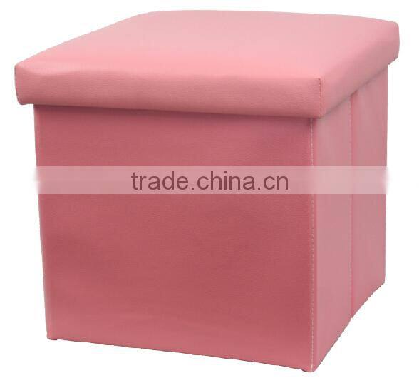 FOLDING LEATHER OTTOMAN FOR SHOES