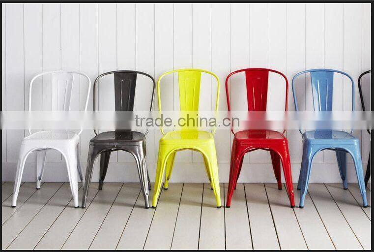 Vintage iron dining chair with home & garden