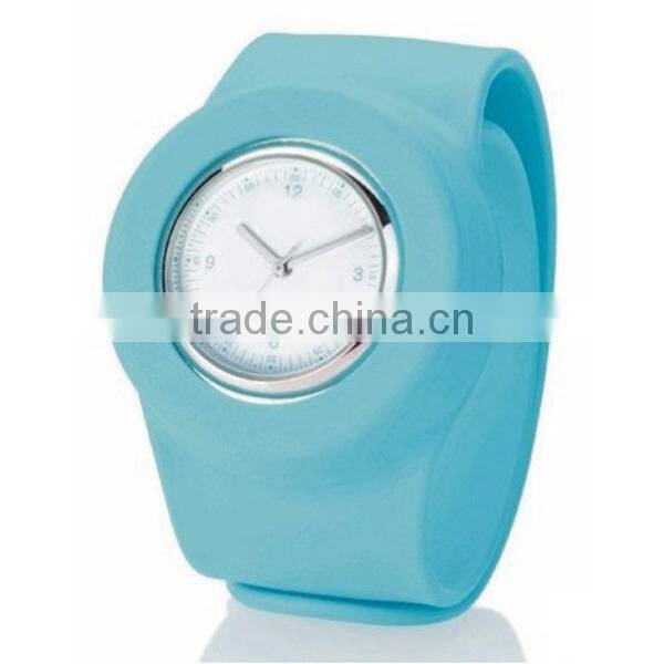 Fashion cheap wholesale adults kids personalized silicone slap watches