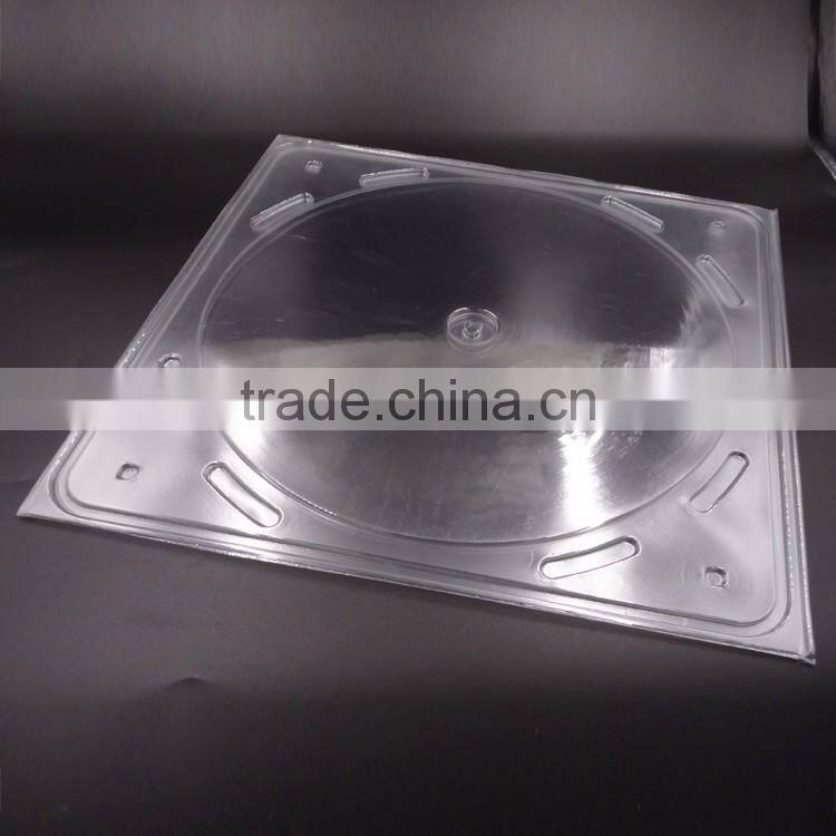 Custom clear pvc plastic vacuum forming blister tray cosmetics packaging disposable cosmetic tray