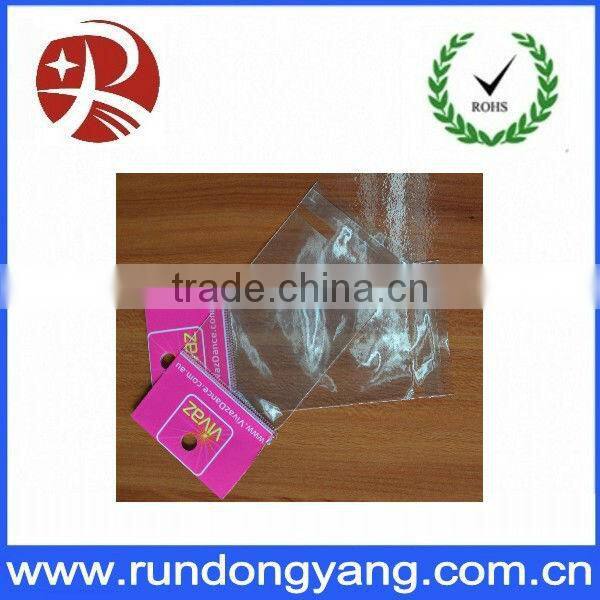 Stationeries Opp transparent plastic bag wholesale