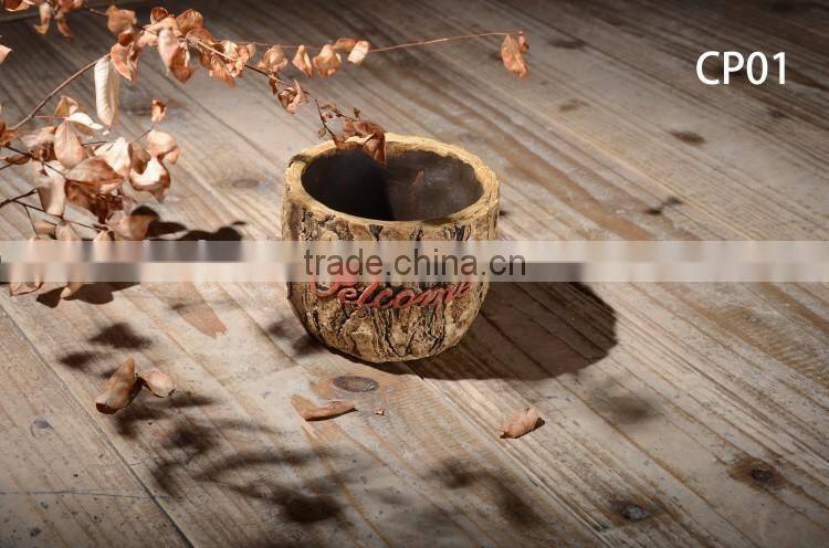 Hot sale small indoor cement indoor plant pot