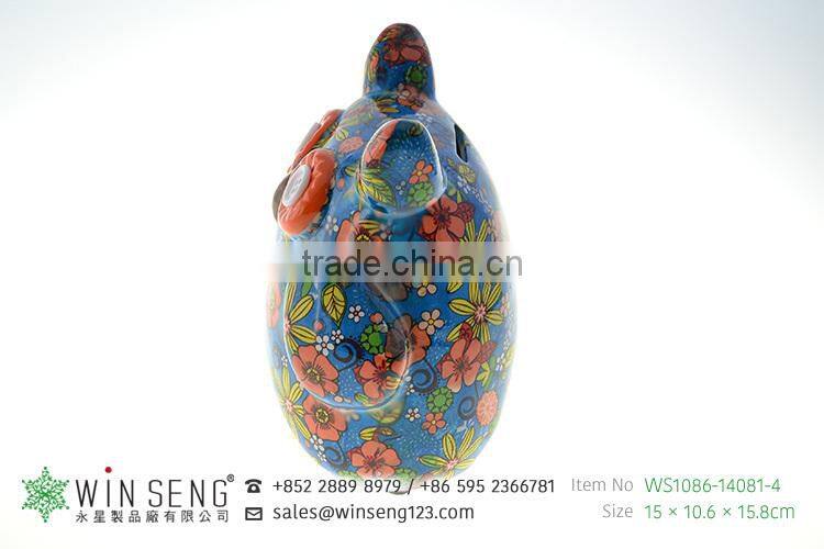 handmade funny ceramic owl money boxes decorative coin bank