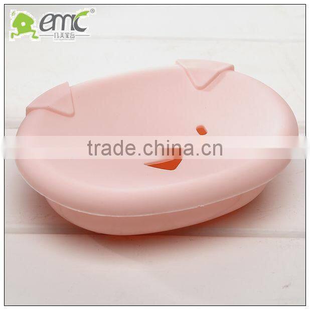 Pig sharp plastic soap container
