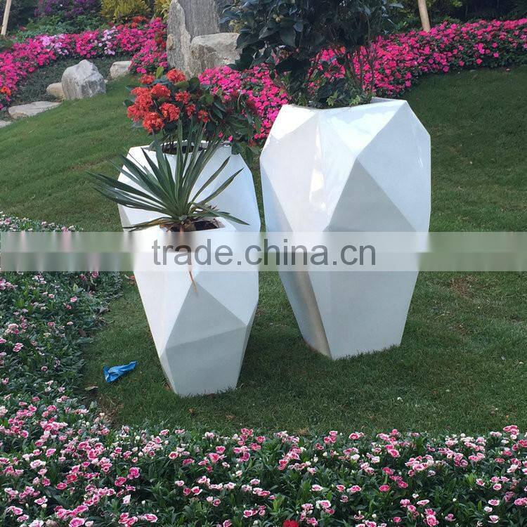 FRP garden flowerpots
