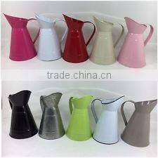 Wholesale Good Quality Round decorative metal Flower Jug