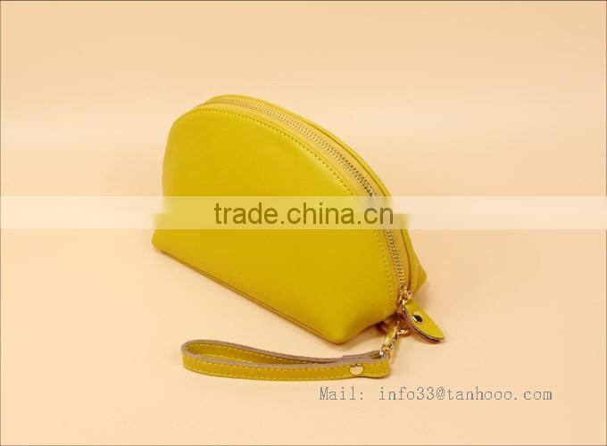 Personalized A++++ soft leather cosmetic bag ,pvc cosmetic bag with cheaper price beauty fashion make up bag