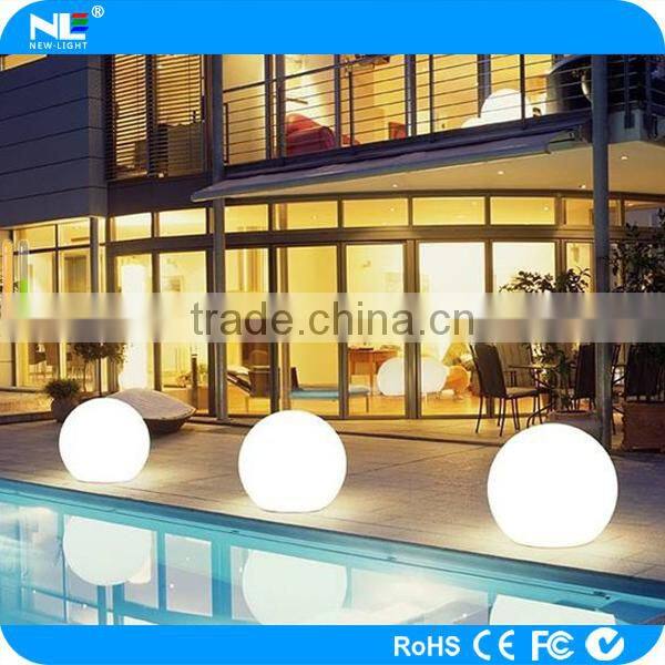Rechargeable LED Lighting Outdoor RGBW Mixing Color Changing Glow Ball Adjustable Wireless Remote Control Mood Lamp Children