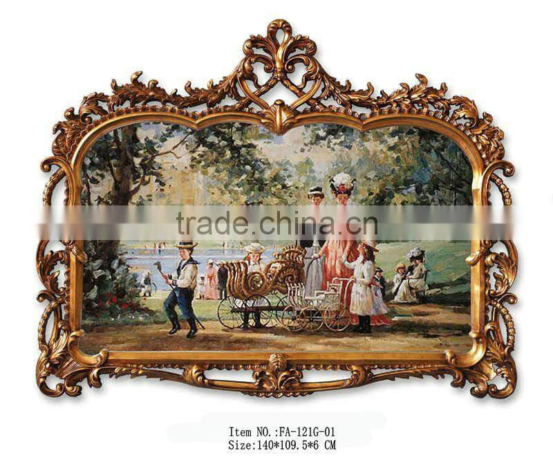 Baroque Decorative wall mirror for hotel / home FA-121P-01