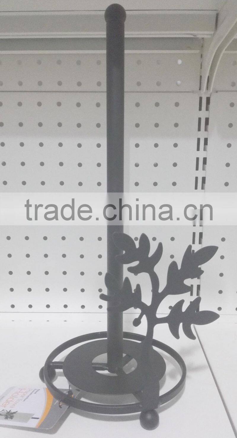 Steel constraction bathroom tissue towel holder