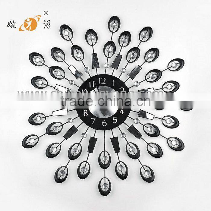 China Manufacturer Lower Price Cool Colored DIY Wall Clock