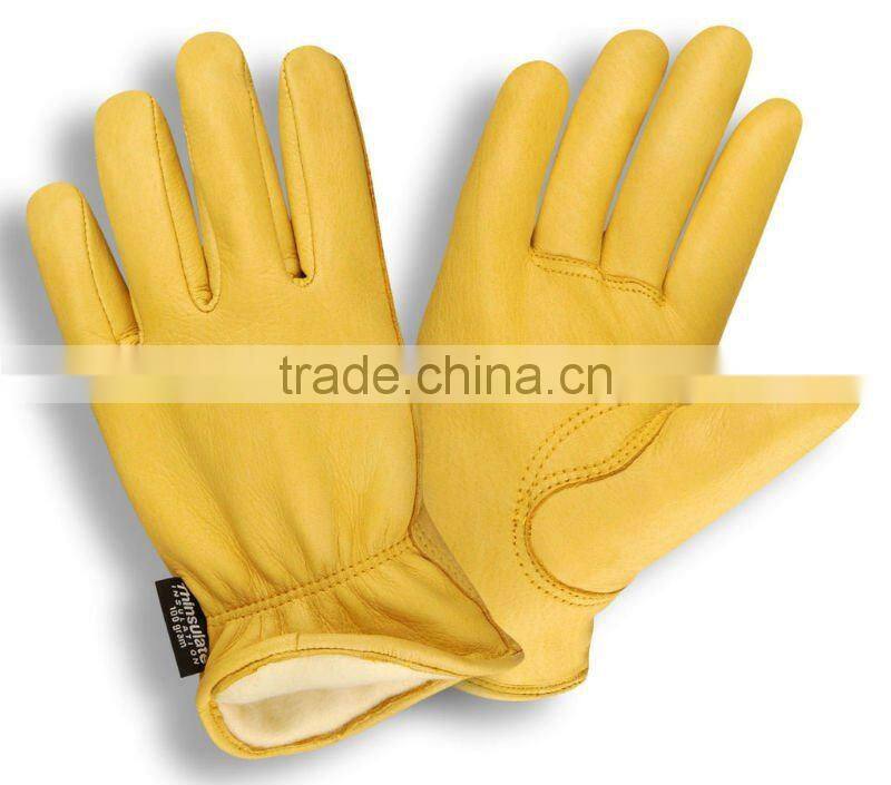 Cow grain leather winter gloves with CE certificateJRW03