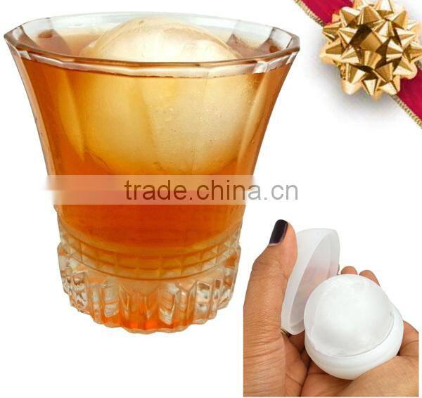 FDA 4 sphere ice balls mold christmas silicone ice cube tray