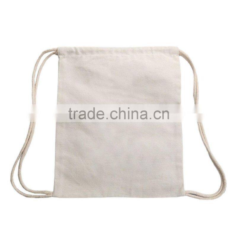 Organic Cotton Drawstring Bag Drawstring Backpack