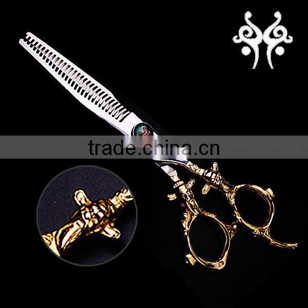 Beauty scissors japanese 440c steel hair thinning scissors